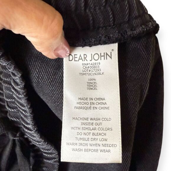 Dear John CAMILLE Pull On SHORTs WITH TENCEL™ LYOCELL FIBERS Black L - Picture 10 of 12